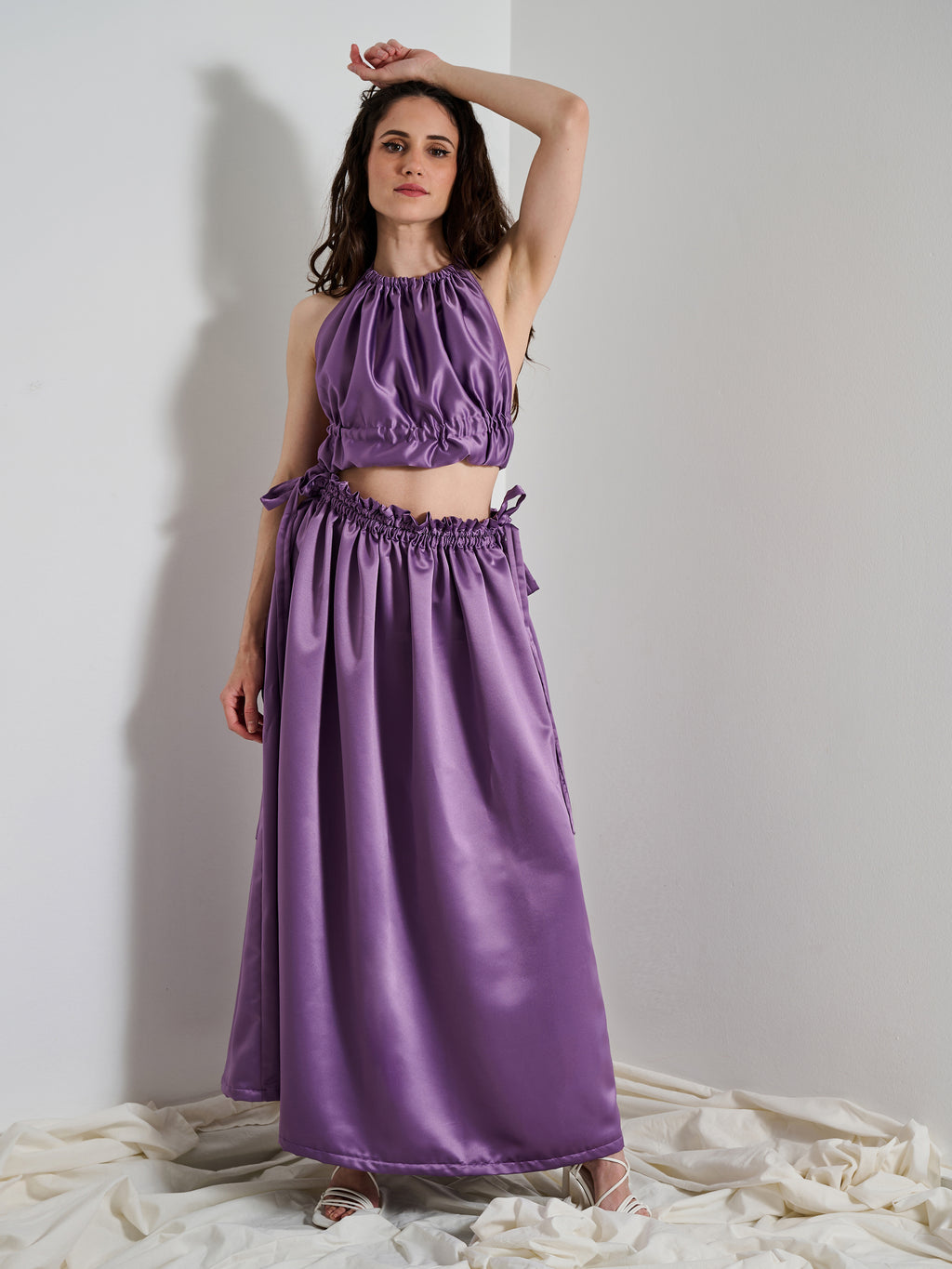 Between Us Long Skirt Purple