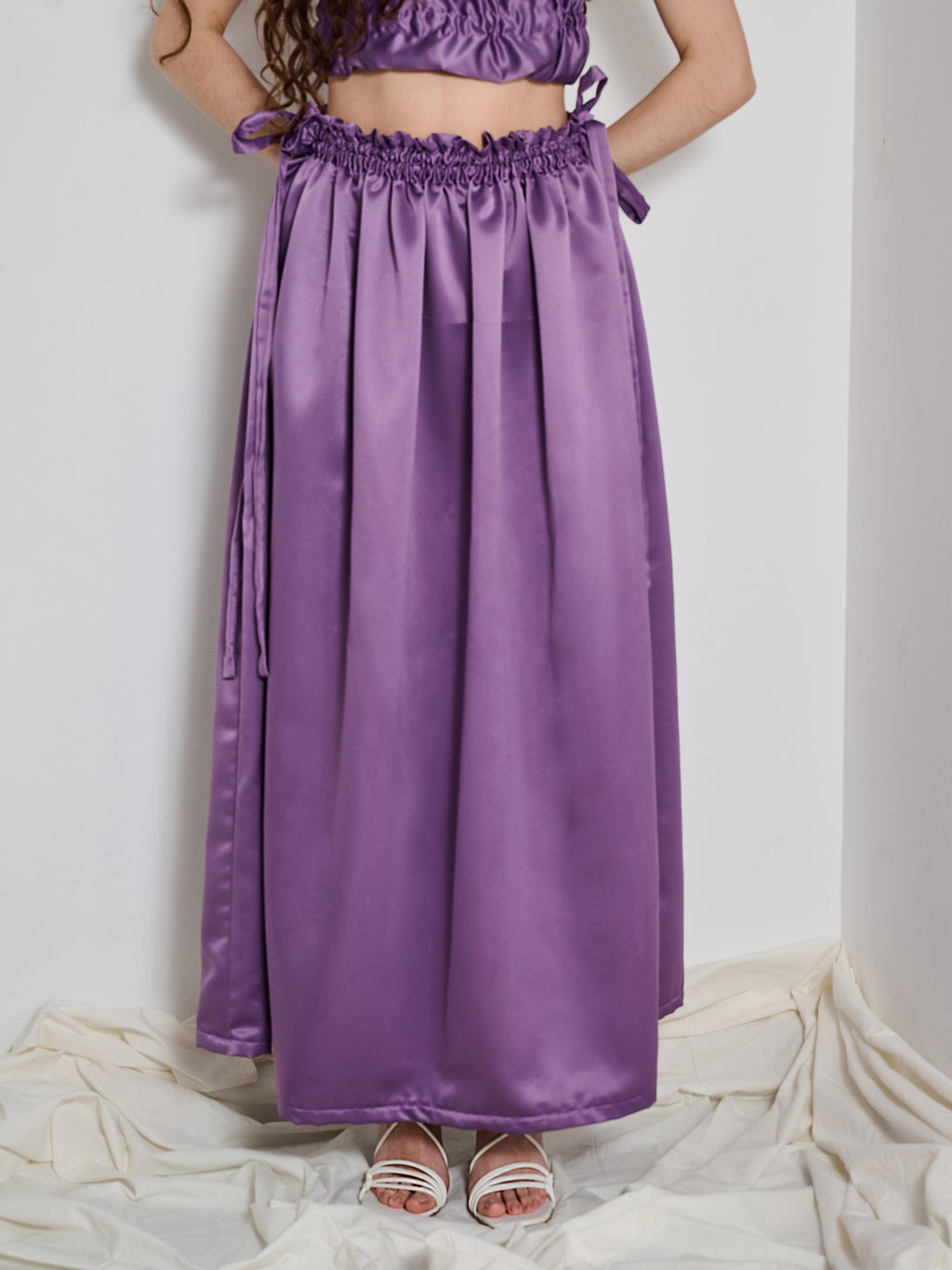 Between Us Long Skirt Purple