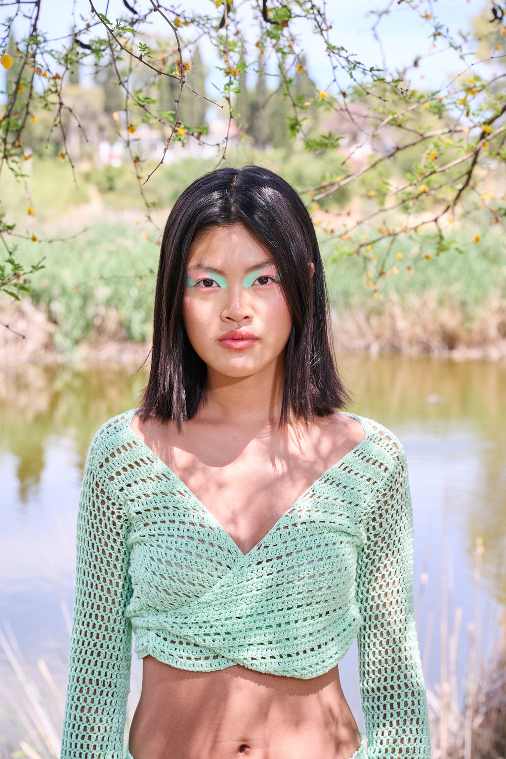 Handmade Wrap Top - Mojito