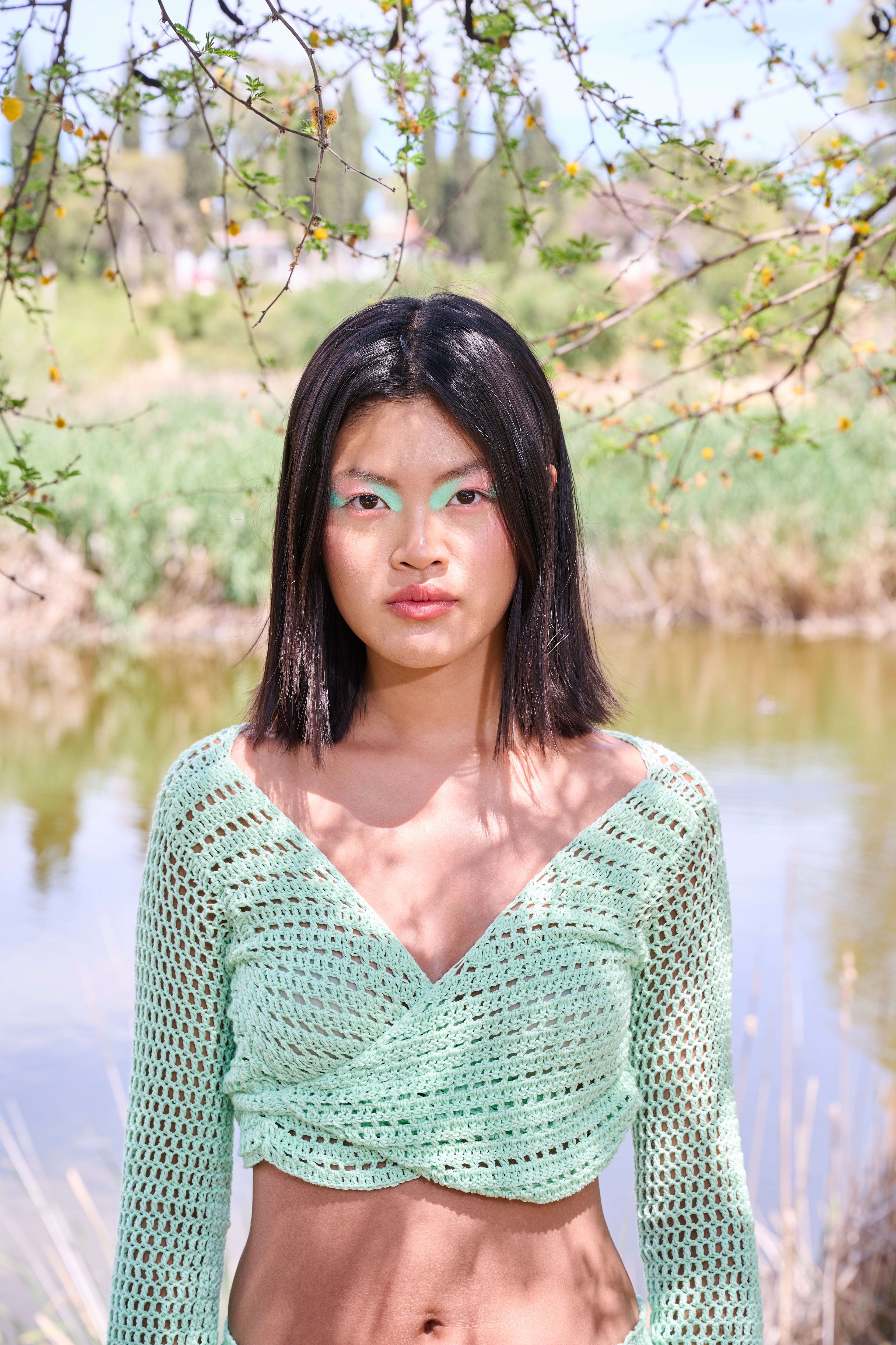 Handmade Wrap Top - Mojito